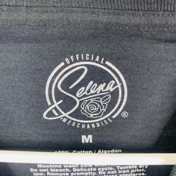 NWOT Selena Quintanilla Black Andy Warhol Style Graphic T-Shirt Medium - Picture 6 of 9